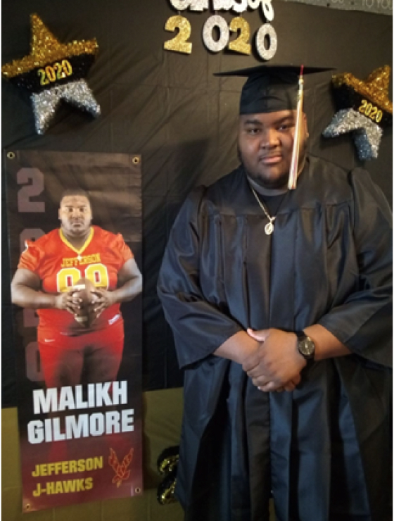 2020 Recipient, Malikh Gilmore